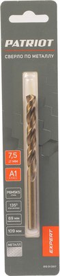 Сверло PATRIOT Expert Р6М5К5 7.5мм / 815010517