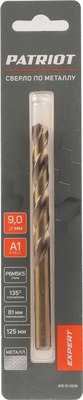 Сверло PATRIOT Expert Р6М5К5 9.0мм / 815010519