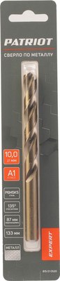 Сверло PATRIOT Expert Р6М5К5 10.0мм / 815010520