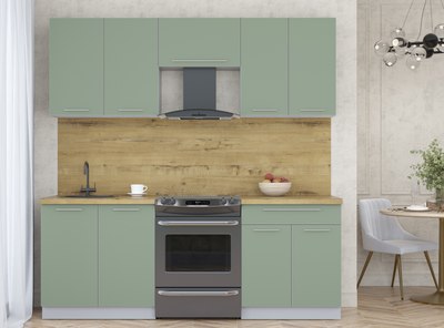 Кухонный гарнитур Интерлиния Мила Пластик 2.1 А