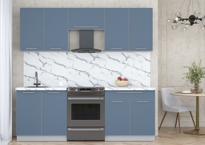 Кухонный гарнитур Интерлиния Мила Пластик 2.2 А