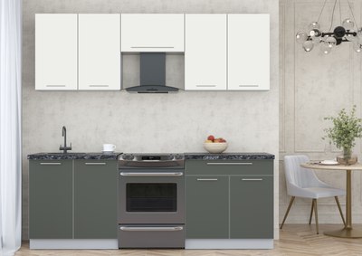 Кухонный гарнитур Интерлиния Мила Пластик 2.2 А