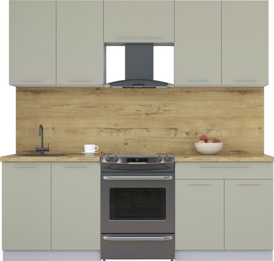 Кухонный гарнитур Интерлиния Мила Пластик 2.2 А