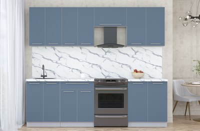 Кухонный гарнитур Интерлиния Мила Пластик 2.5 А