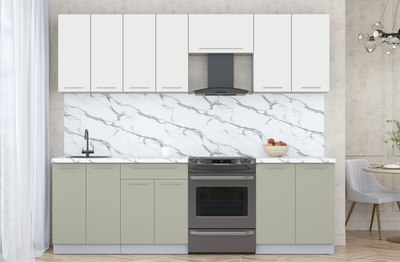 Кухонный гарнитур Интерлиния Мила Пластик 2.5 А