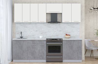 Кухонный гарнитур Интерлиния Мила Пластик 2.5 А