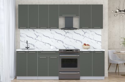 Кухонный гарнитур Интерлиния Мила Пластик 2.5 А