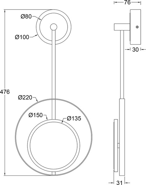 Бра ESCADA Hypnosis 10206/SG LED