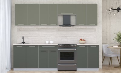 Кухонный гарнитур Интерлиния Мила Пластик 2.7 А