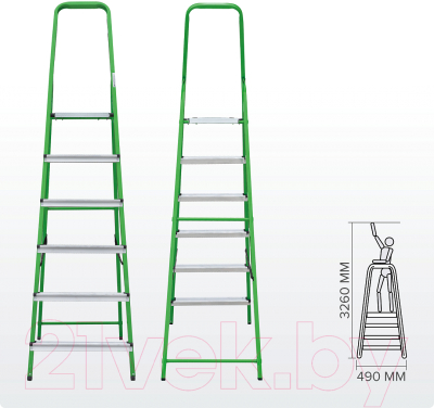 Лестница-стремянка Новая Высота NV 1130 / 1130106-021