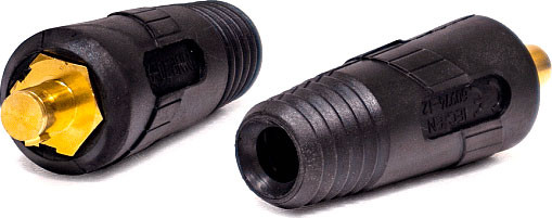 Вилка кабельная для сварочного аппарата AURORA 70 MMQ 400А 24mm / 26546 - фото