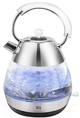 Электрочайник BQ KT1737G (сталь) - фото