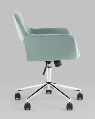 Кресло офисное Stool Group Ross / ROSS CHROME VELVET Olive 61