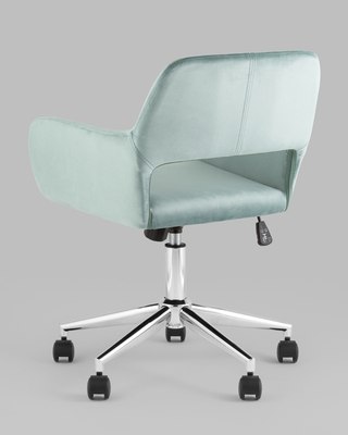 Кресло офисное Stool Group Ross / ROSS CHROME VELVET Olive 61