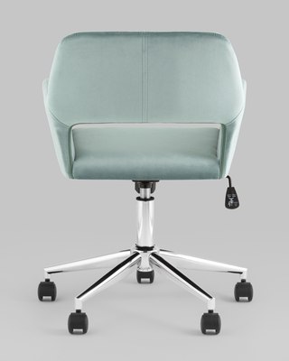 Кресло офисное Stool Group Ross / ROSS CHROME VELVET Olive 61