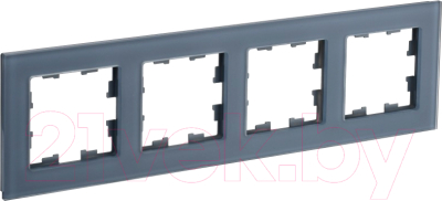 Рамка для выключателей и розеток IEK Brite BR-M42-G-31-K35 - фото