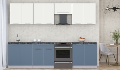 Кухонный гарнитур Интерлиния Мила Пластик 2.9 А