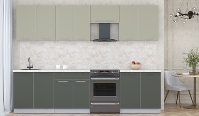 Кухонный гарнитур Интерлиния Мила Пластик 2.9 А