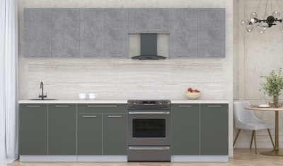 Кухонный гарнитур Интерлиния Мила Пластик 2.9 А