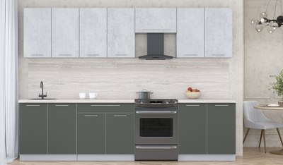 Кухонный гарнитур Интерлиния Мила Пластик 3.0 А