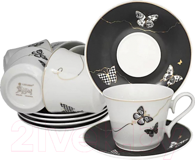 Набор для чая/кофе Lenardi Butterfly 133-098 - фото