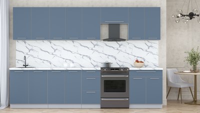 Кухонный гарнитур Интерлиния Мила Пластик 3.2 А