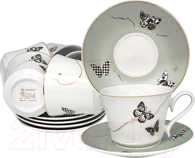 Набор для чая/кофе Lenardi Butterfly 133-100 - фото