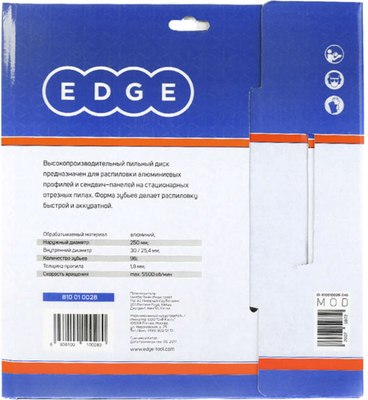 Пильный диск PATRIOT Edge 250х96х30/25.4 / 810010028