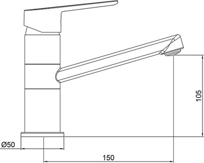 Смеситель Gross Aqua Delta 3210268C-G0114