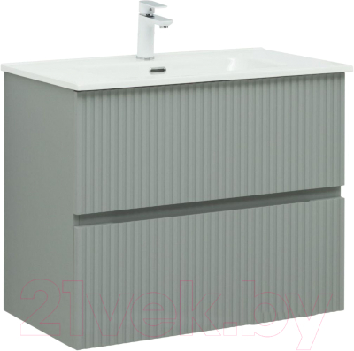 Тумба под умывальник Aquanet Джейн 80 Flat / 335434 - фото