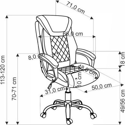 Кресло офисное Halmar Helder 2