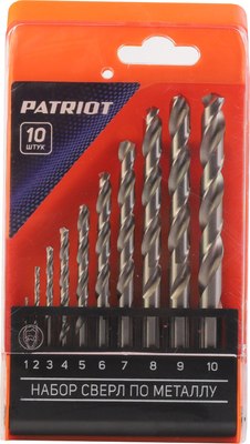 Набор сверл PATRIOT HSS 1.0-10.0мм / 815010542 - фото