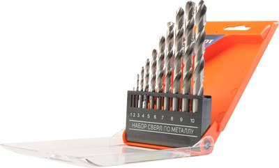 Набор сверл PATRIOT HSS 1.0-10.0мм / 815010542