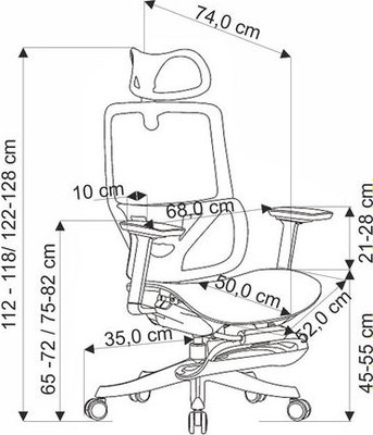 Кресло офисное Halmar Osvaldo