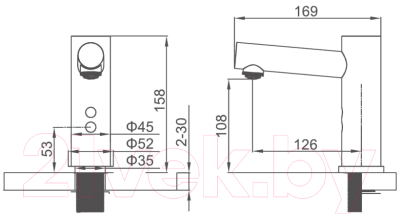 Смеситель Ledeme L1655-1