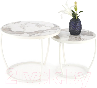 Комплект журнальных столиков Halmar Ines / V-CH-INES-LAW-BEZOWY