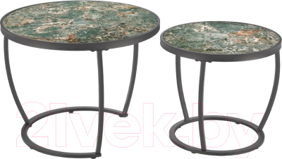 Комплект журнальных столиков Halmar Ines / V-CH-INES-LAW-ZIELONY - фото