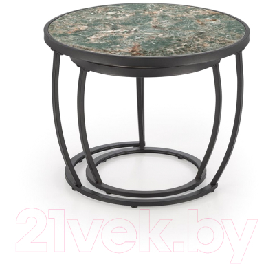 Комплект журнальных столиков Halmar Ines / V-CH-INES-LAW-ZIELONY