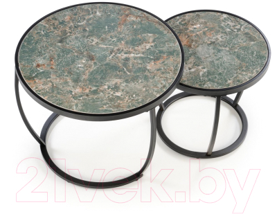 Комплект журнальных столиков Halmar Ines / V-CH-INES-LAW-ZIELONY