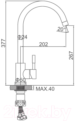 Смеситель Ledeme L4998D-3