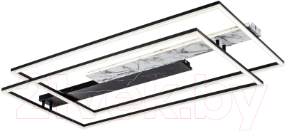 Потолочный светильник ESCADA 10250/2 LED (черный/белый мрамор) - фото