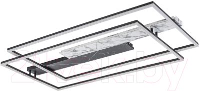 Потолочный светильник ESCADA 10250/2 LED (черный/белый мрамор)