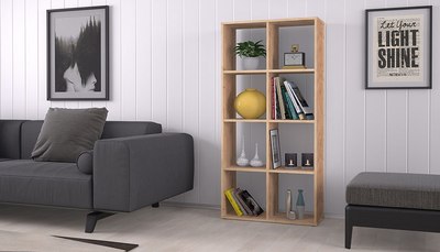 Стеллаж Polini Kids Кубический 8 секций / 0001693.171