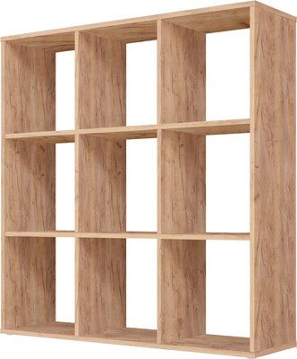 Стеллаж Polini Kids Кубический 9 секций / 0001694.171  - фото