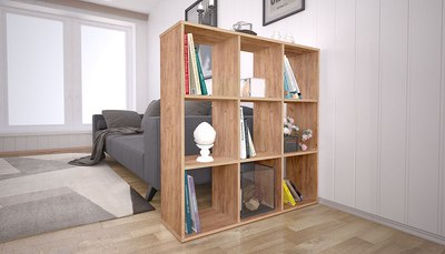 Стеллаж Polini Kids Кубический 9 секций / 0001694.171 