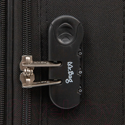 Чемодан на колесах Mr.Bag 338-13350/4-20BLK