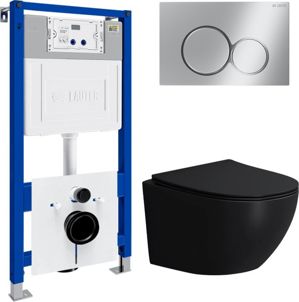 Унитаз подвесной с инсталляцией Lauter Sulzdorf + 21901001 - фото