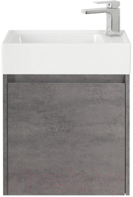 Тумба с умывальником BelBagno Kraft MINI-500/260-1A-SO-CG-L + 7045-KL - фото