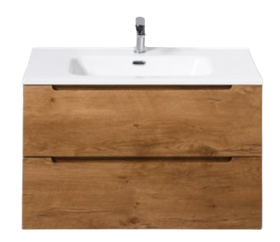 Тумба с умывальником BelBagno Etna-800-2C-SO-RN-P + LOV-800-LVB - фото