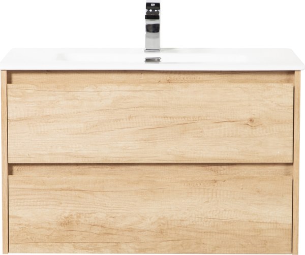 Тумба с умывальником BelBagno Kraft-800-2C-SO-RNN + LOV-800-LVB - фото